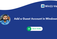 Add a Guest Account in Windows 11